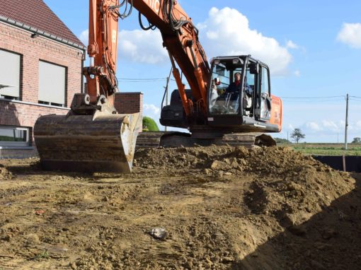 Entreprise de terrassement - creuser les fondations - Tournai - Mons - Dour - Mouscron - Perulwez - Charleroi - Soignies